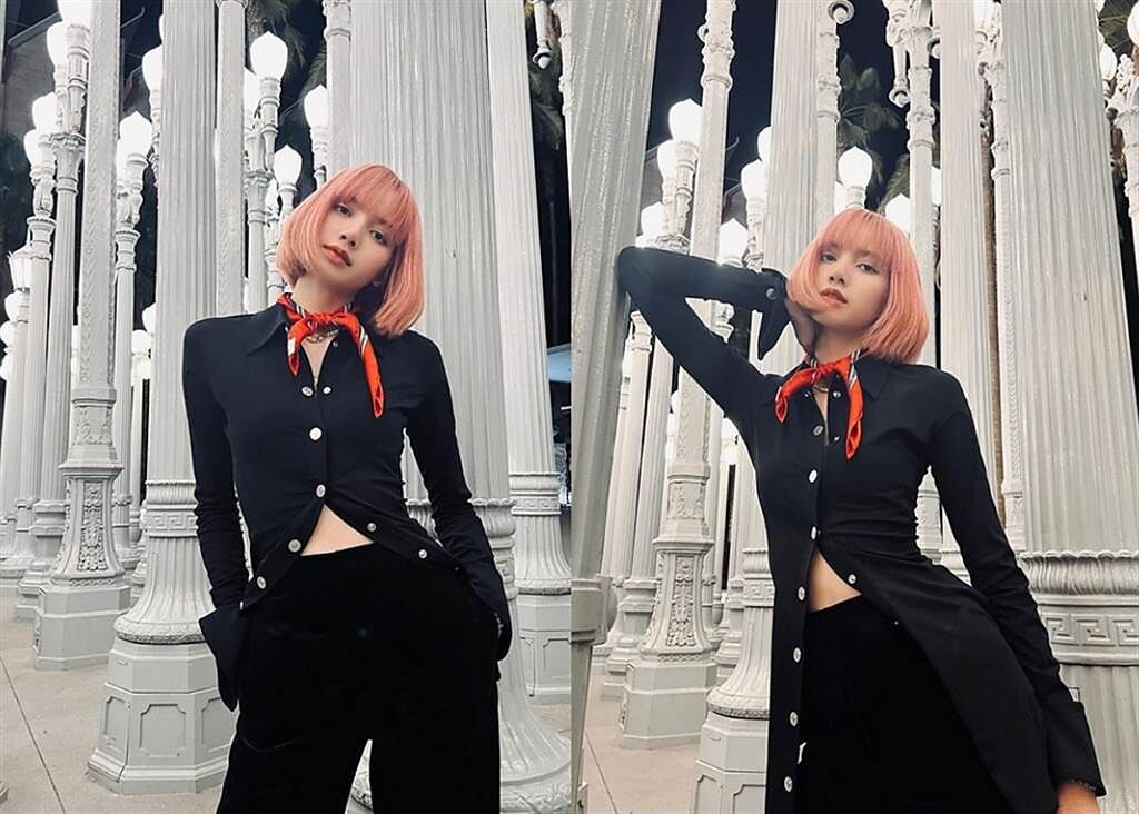 Lisa今日在IG晒辣照报平安,粉丝们又被美晕。 (图/ 摘自Lisa IG)