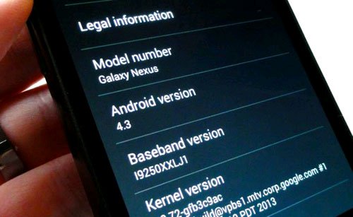 如何知道运行 Jelly Bean 或 KitKat 的 Android 智能手机的图片 1?